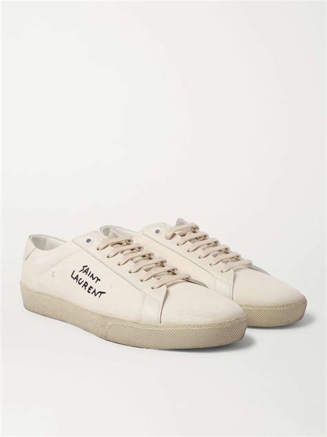 Court classic sl/06 embroidered sneakers in canvas and  